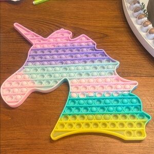Unicorn Pop It Fidget Toy - Multicolor